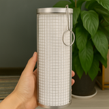 Stainless Steel BBQ Smoking Cylinder – Portable, Rust-Proof Grill Net