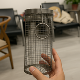 Stainless Steel BBQ Smoking Cylinder – Portable, Rust-Proof Grill Net