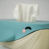 Whale Tissue Box Cover – Cute PLA Desktop Tissue Holder for Home or Office Decor