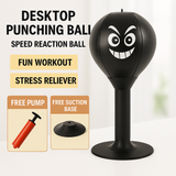 Desktop Boxing Speed Ball for Kids & Adults – PU Stress Relief Punching Ball with Suction Cup