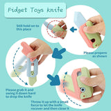 Luminous 3D Carrot Knife Toy – Anti-Anxiety Fidget Decompression Toy for Kids