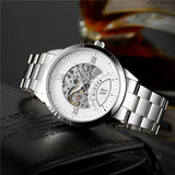 T-Winner Automatic Mechanical Watch for Men – Luxury Business Steel Strap Timepiece