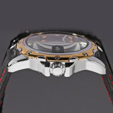 T-Winner Men’s Hollow Automatic Mechanical Watch – Casual Silicone Strap Timepiece