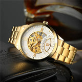 T-Winner Automatic Mechanical Watch for Men – Luxury Business Steel Strap Timepiece