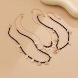 Midnight Coast Charm Bead Necklace for Women – Fashionable Alloy Jewelry