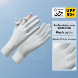 UV Protection Gloves – UPF50+ Ice Silk Sun Gloves for Driving & Cycling