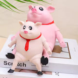 Pink Pig Stress Relief Toy – TRP Squeeze Animal for Anxiety & Decompression