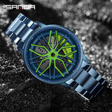 Sanda Classic Men’s Quartz Watch – Stainless Steel Strap, 30M Waterproof, Business Design