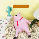Pink Pig Stress Relief Toy – TRP Squeeze Animal for Anxiety & Decompression