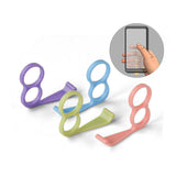 Universal Lazy Phone Ring Stand – Portable Anti-Drop ABS Holder for Desk