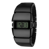 Men’s Digital Quartz Watch – Waterproof Y2K Square Face Fashion Watch with Alloy Strap