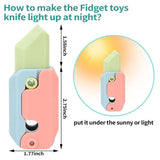 Luminous 3D Carrot Knife Toy – Anti-Anxiety Fidget Decompression Toy for Kids