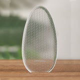 Nano Glass Foot Scrubber – Oval Callus Remover for Smooth Feet, Exfoliating Bath Tool