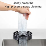 High-Pressure Sink Cup Washer – Stainless Steel Automatic Rinse Faucet for Kitchen & Bar