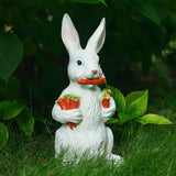 Charming Garden Sculpture Ornament - Rabbit Design