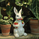 Charming Garden Sculpture Ornament - Rabbit Design