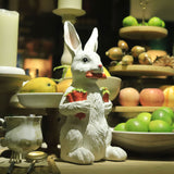 Charming Garden Sculpture Ornament - Rabbit Design