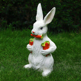 Charming Garden Sculpture Ornament - Rabbit Design