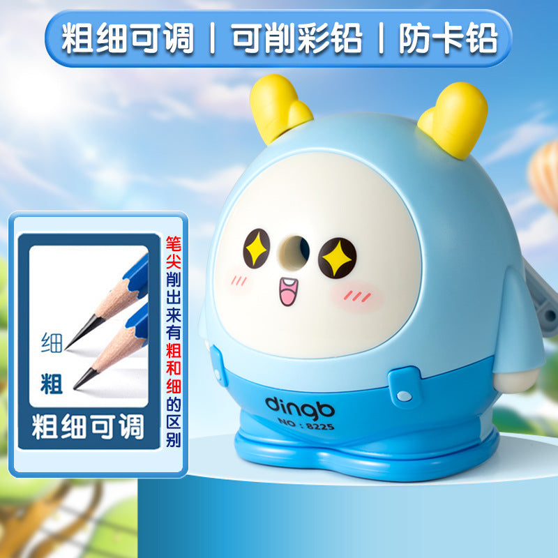 Kulomi Pencil Sharpener Primary School Student Pencil Sharpener Hand-cranked Automatic Pencil Sharpener Durable Pencil Sharpener