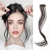 Realistic Bangs Wig with Soft Curls – Heat-Resistant Synthetic Hair Clip-In Fringe (Black)