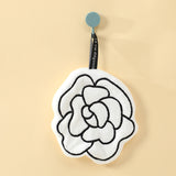 French Hand Towel Hanging Absorbent Household Coral Velvet Towel Kitchen Bathroom Thickeneded Hand Towel Cute Souvenir