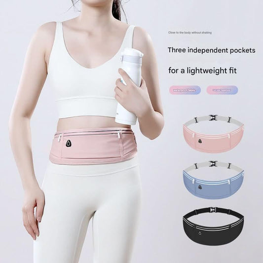 Unisex Running Waist Bag – High-Elastic Sports Belt for Fitness, Cycling & Travel