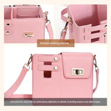 Outdoor Portable Beverage Bottle Bag - Trendy Commuter Messenger