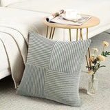Nordic Corduroy Pillow Cover - Simple Modern Solid Color