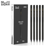 Deli NS722 stationery neusai black wood pencil graphite 2B/HB hexagonal Rod exam answer art sketch children