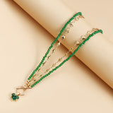 Zircon Heart Pendant Necklace for Women – Diamond-Inspired Clavicle Chain