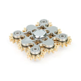 Metal Gear Fidget Spinner – Nine-Tooth Linkage EDC Toy for Stress Relief & Focus
