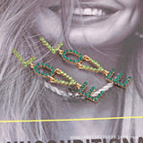 LOVE Letter Earrings – Alloy Full Diamond Statement Jewelry for Women