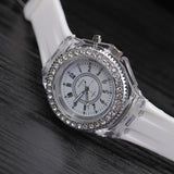 Geneva Luminous Diamond Watch (Black)