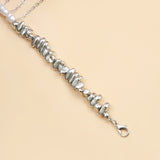 Elegant Beaded Tassel Necklace for Women – Irregular Light Luxury Fashion Jewelry