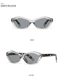 Angular Cat Eye Sunglasses – Modern Retro Design with Stylish Temple Detailing