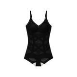 Huibao Spring Magic Same Style Ultra-Thin Breathable Seamless Shapewear Caffeine Mesh Tummy Control One-Piece Body Shaper