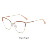 Oversized Cat Eye Blue Light Glasses Frame for Women – Trendy Myopia Eyewear
