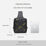 Volunteer Men’s Sports Chest Bag – Oxford Cloth Shoulder Messenger Bag