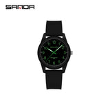 Sanda Dual Calendar Couple Quartz Watch – Waterproof Fashion Watch for Men & Women