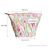 Tulip Cosmetic Bag – Large Capacity Travel Makeup Organizer for Women