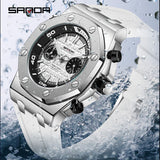 SANDA Luminous Waterproof Men's Quartz Watch – Casual Sport Watch with Durable Strap