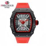 PRECIOUS DUKE Men's Automatic Mechanical Barrel Watch – Titanium Case, Business Style