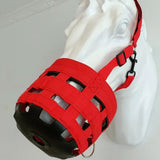 Adjustable Horse Face Mask with Anti-Bite Muzzle