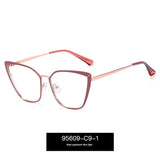Metal Blue Light Blocking Glasses – Dual-Color Frame, Spring Temple Design