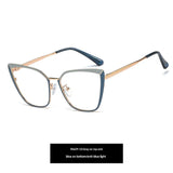 Metal Blue Light Blocking Glasses – Dual-Color Frame, Spring Temple Design