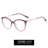 Retro Round Anti-Blue Light Glasses – TR90 Frame with Spring Metal Legs