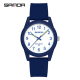Sanda Dual Calendar Couple Quartz Watch – Waterproof Fashion Watch for Men & Women