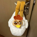Cuckoo Chicken Plush Handbag – Cute Cartoon Shoulder Bag, Funny Animal Doll Purse