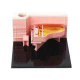 2025 3D Piano Desk Calendar
