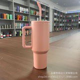 40oz Stainless Steel Insulated Tumbler – Leak-Proof with Straw